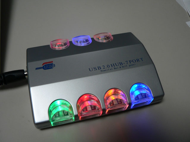 Outlet USB2.0 7port hub